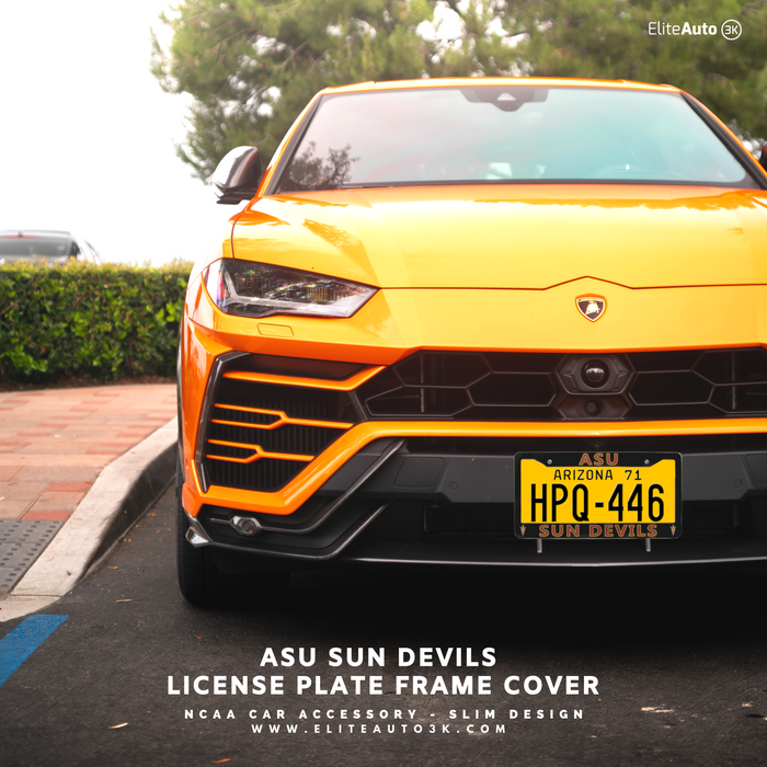 Arizona State Sun Devils Black License Plate Frame Cover