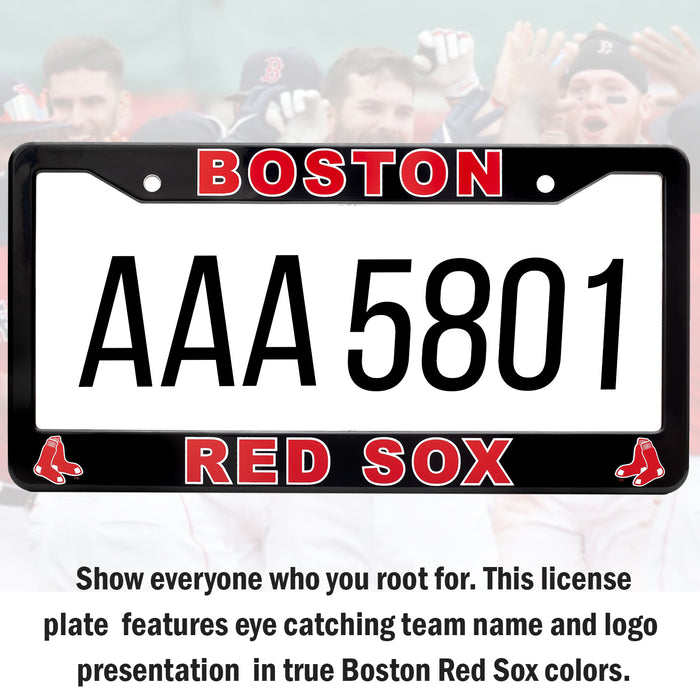Boston Red Sox License Plate Frame Cover
