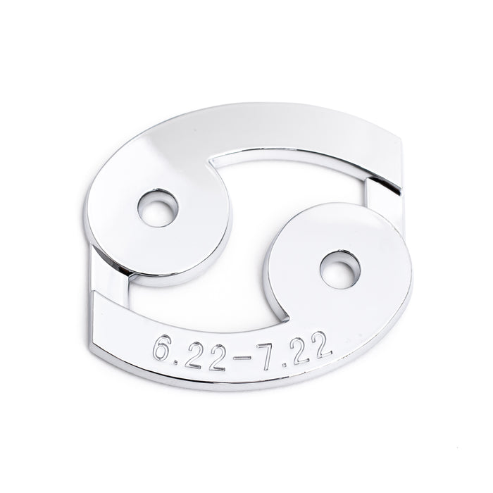 Cancer 3D Chrome Zodiac Auto Emblem & Decal