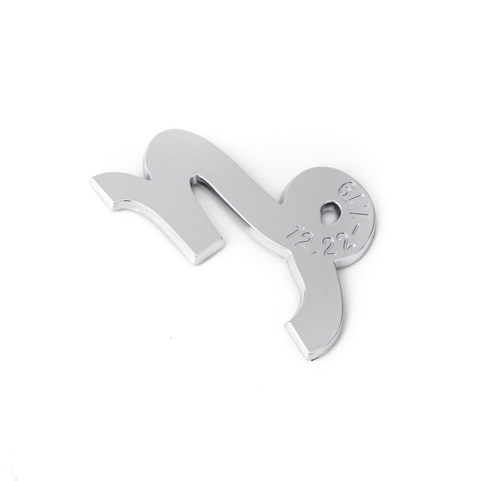 Capricorn 3D Chrome Zodiac Auto Emblem & Decal