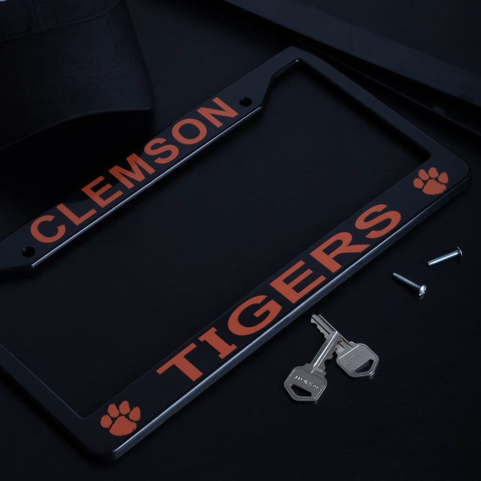 Clemson Tigers License Plate Frame Cover