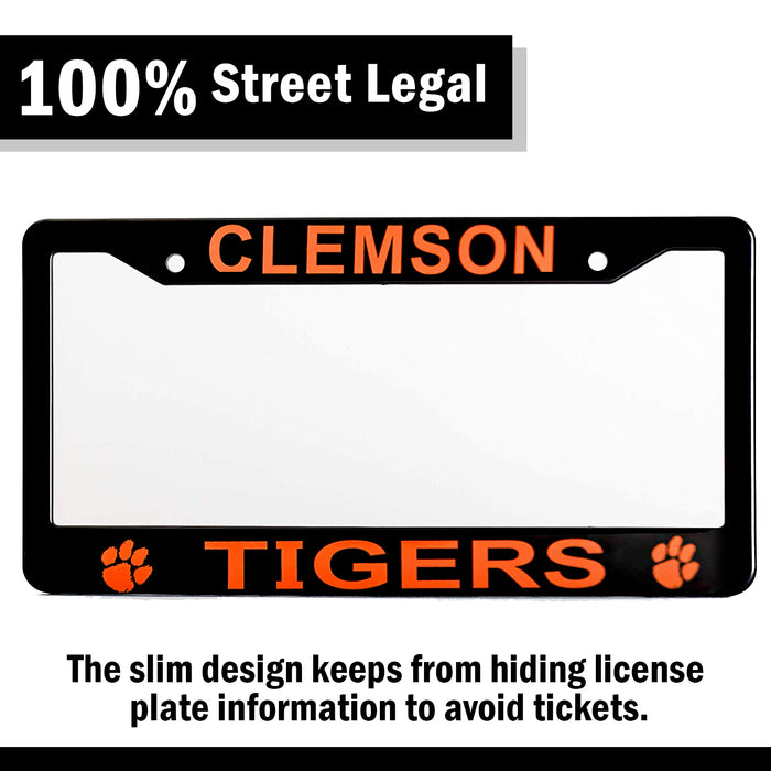 Clemson Tigers License Plate Frame Cover