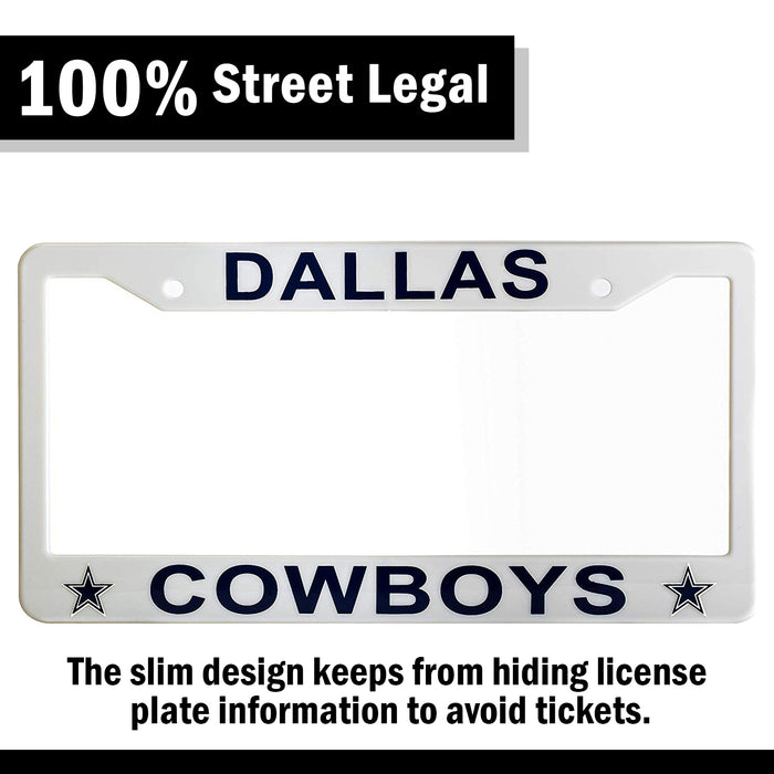 Dallas Cowboys License Plate Frame Cover - Eliteauto3K
