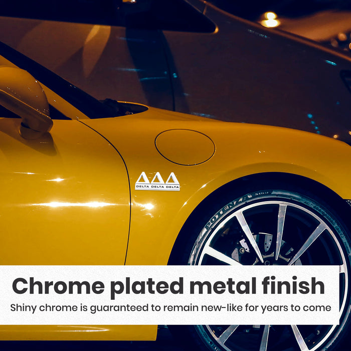 Tri Delta Sorority Decal Auto Emblem