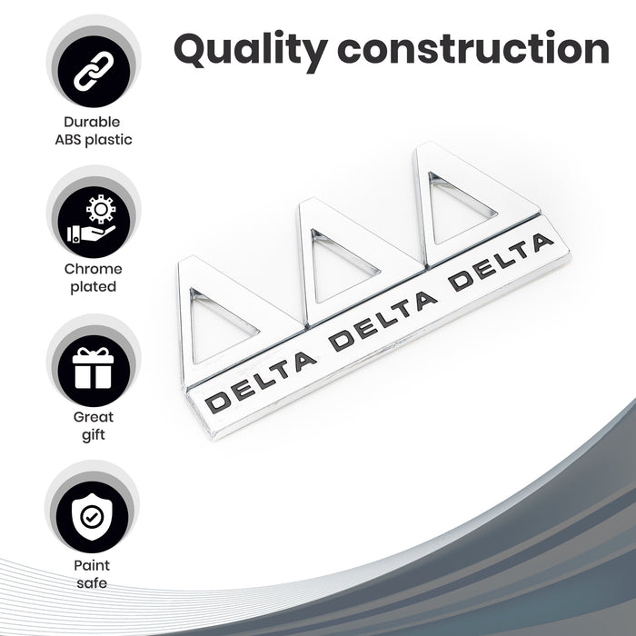 Tri Delta Sorority Decal Auto Emblem