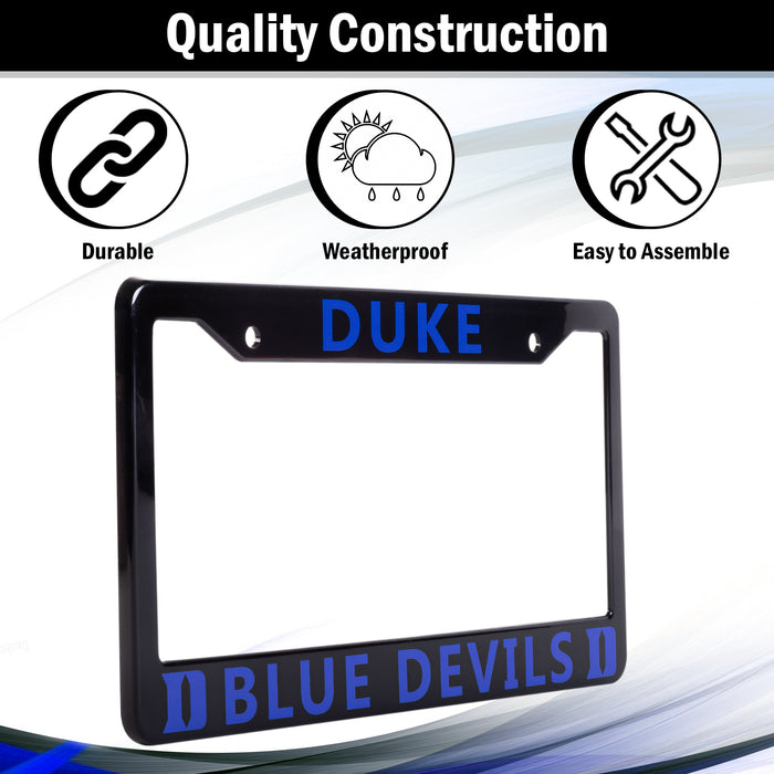 Duke Blue Devils License Plate Frame Cover