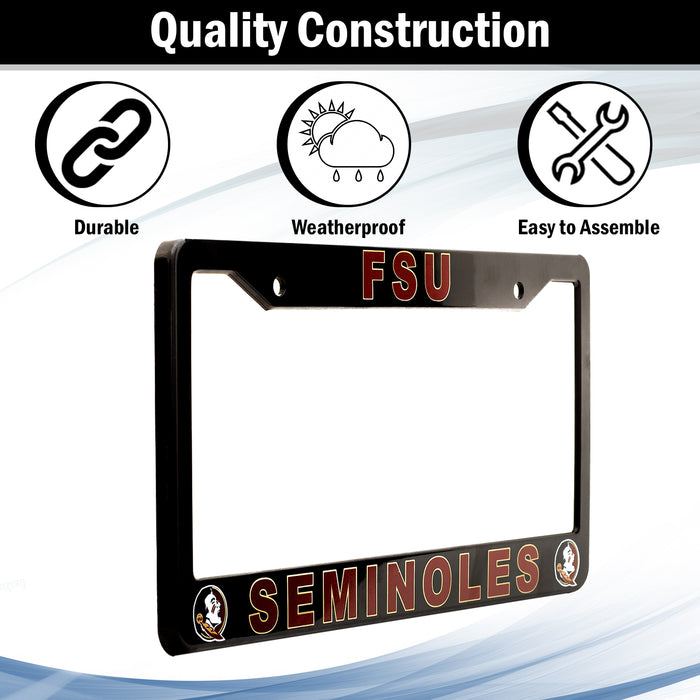 Florida State Seminoles License Plate Frame Cover