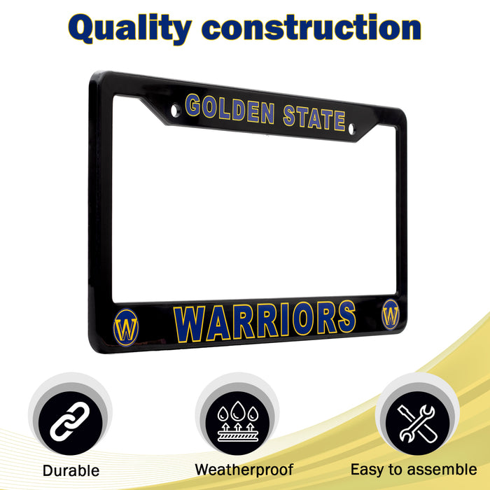 Golden State Warriors License Plate Frame Cover