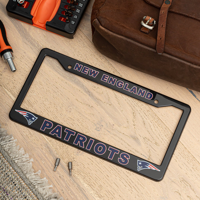 New England Patriots License Plate Frame Cover