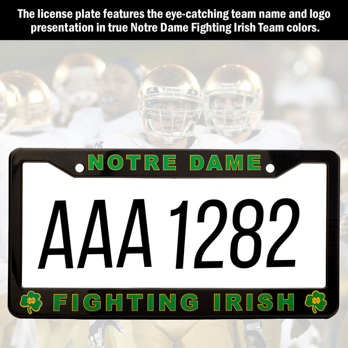Notre Dame Fighting Irish License Plate Frame Cover