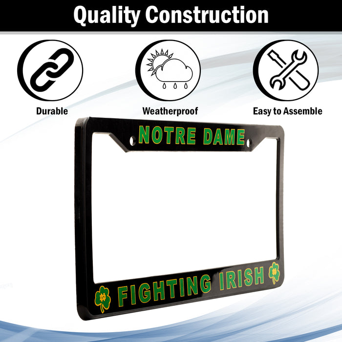 Notre Dame Fighting Irish License Plate Frame Cover