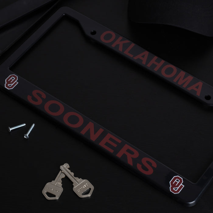 Oklahoma Sooners License Plate Frame Cover