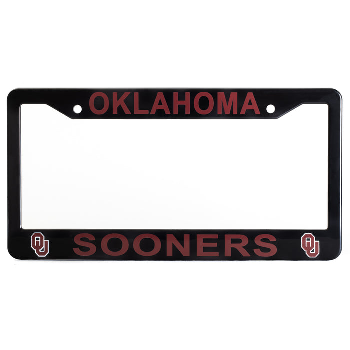 Oklahoma Sooners License Plate Frame Cover