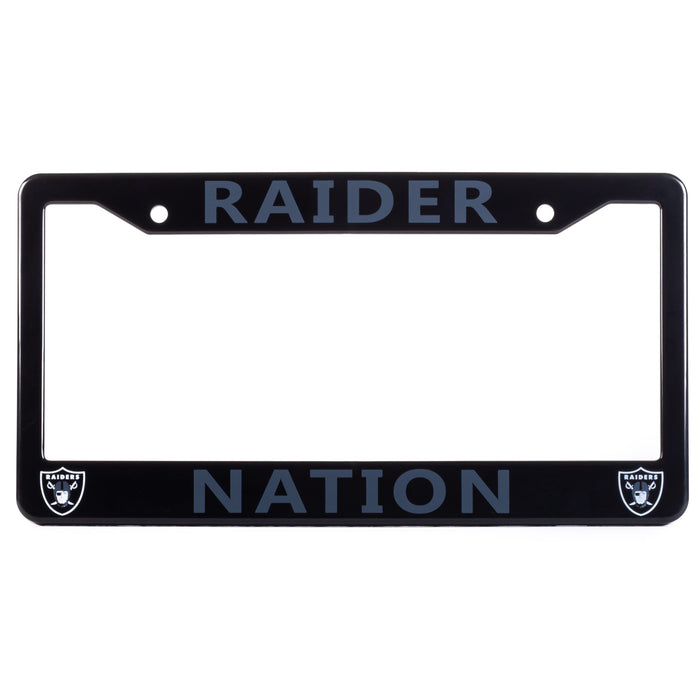 Raider Nation License Plate Frame Cover