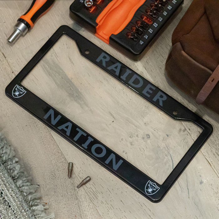 Raider Nation License Plate Frame Cover