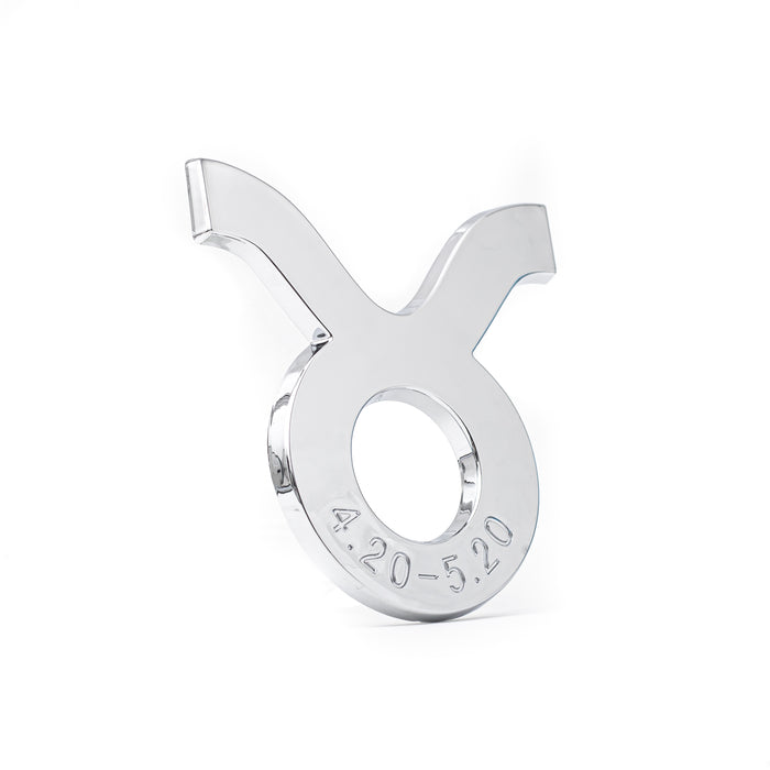 Taurus 3D Chrome Zodiac Auto Emblem & Decal