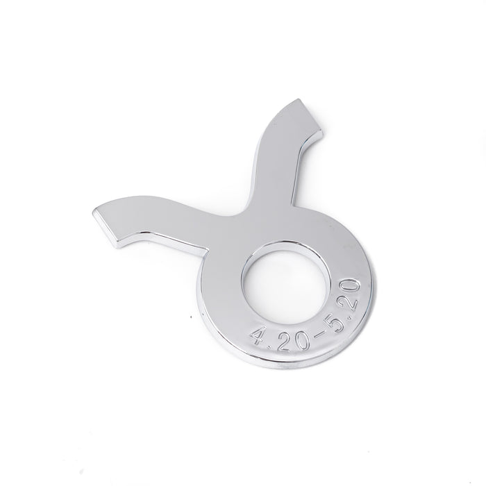 Taurus 3D Chrome Zodiac Auto Emblem & Decal