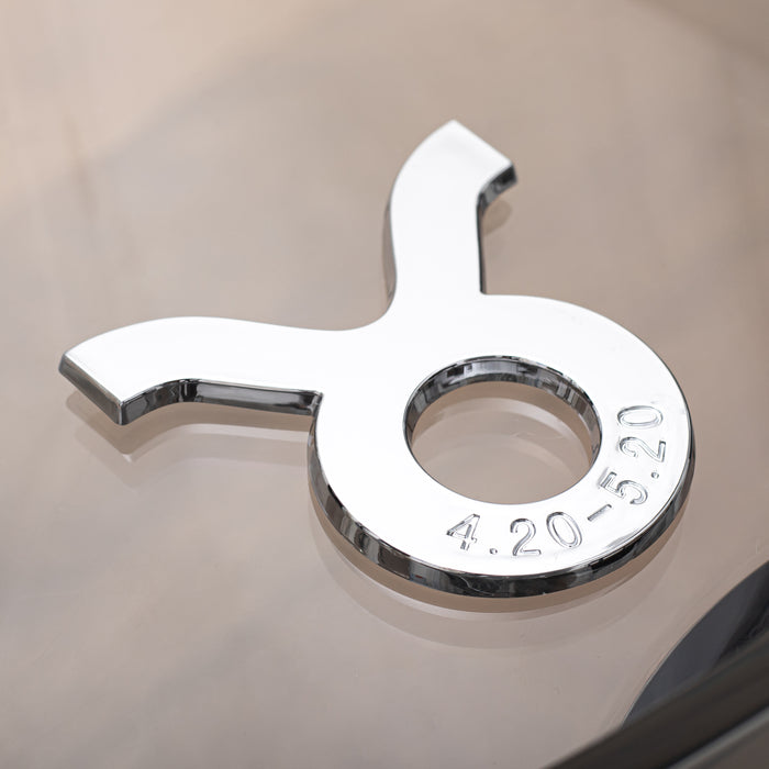 Taurus 3D Chrome Zodiac Auto Emblem & Decal