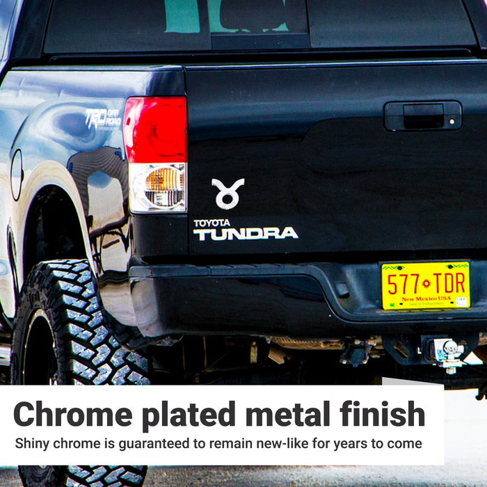 Taurus 3D Chrome Zodiac Auto Emblem & Decal