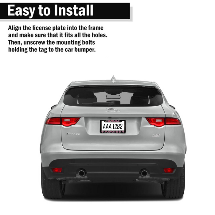 Texas A&M Aggies License Plate Frame Cover