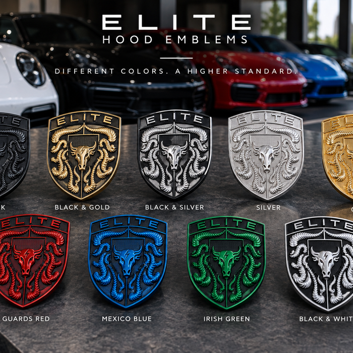 Best Porsche Hood Emblem Color for Your Car: Complete Color-Matching Guide