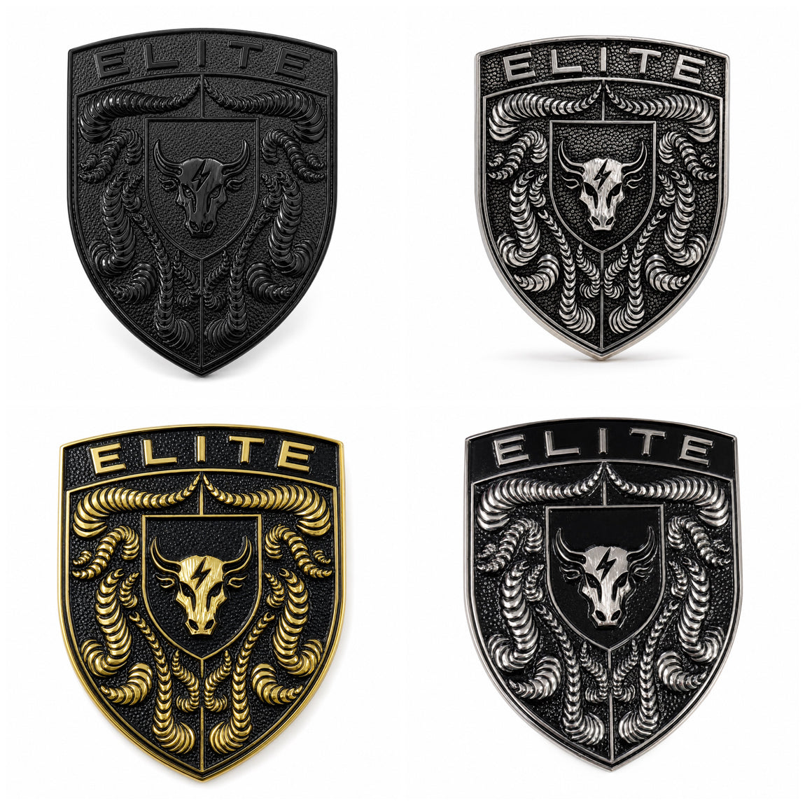Porsche Hood Emblem Crests
