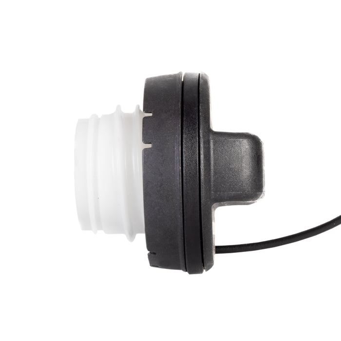 A close-up of a Honda Fuel Tank Gas Cap 17670-T3W-A01, featuring a black wire extending from the side, set against a plain white background.