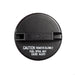 A Toyota Lexus Fuel Gas Cap 77310-48020 with white warning text reading 'CAUTION REMOVE SLOWLY FUEL SPRAL MAY CAUSE INJURY' on a plain white background.
