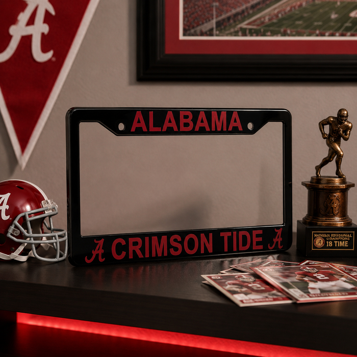 Alabama Crimson Tide License Plate Frame