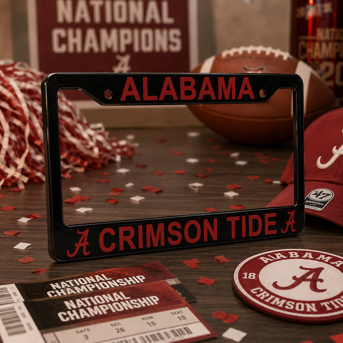 Alabama Crimson Tide License Plate Frame