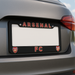 Arsenal FC License Plate Frame Cover - EliteAuto3K