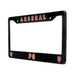 Black Arsenal FC license plate frame with red and white text and logo.