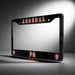 Black Arsenal FC license plate frame on a gray background