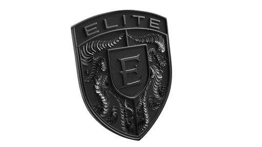 EliteAuto3K Black Crest Emblem for Porsche Hood or Wheels