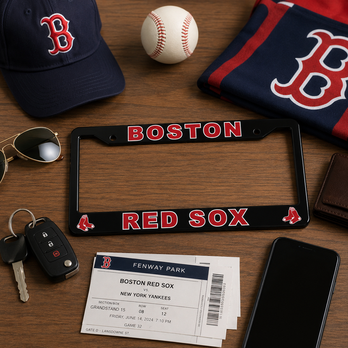 Boston Red Sox License Plate Frame