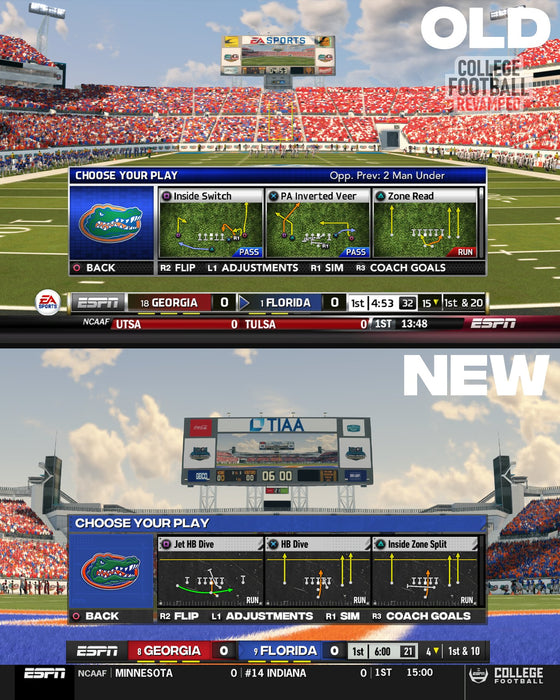 College Football Revamped v20.1 + CFP Tool For NCAA Football 14 - Xbox 360