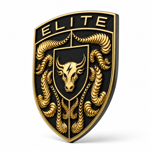 Elite Goldline Emblem for Porsche Vehicles by EliteAuto3K