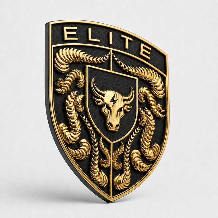Elite Goldline Emblem for Porsche Vehicles by EliteAuto3K