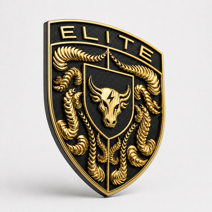Elite Goldline Emblem for Porsche Vehicles by EliteAuto3K