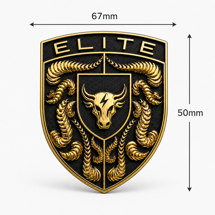 Elite Goldline Emblem for Porsche Vehicles by EliteAuto3K