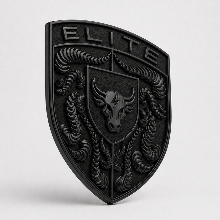 Elite Blackout Emblem for Porsche Vehicles by EliteAuto3K