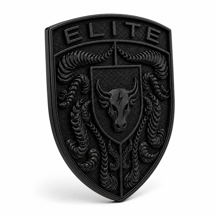 Elite Blackout Emblem for Porsche Vehicles by EliteAuto3K
