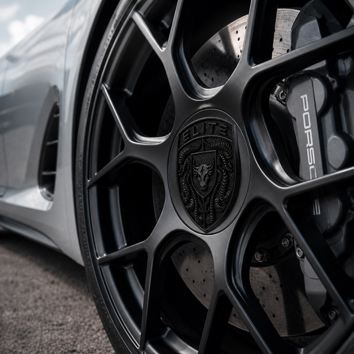 Elite Blackout Emblem for Porsche Vehicles by EliteAuto3K