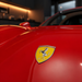 Ferrari 3D Shield Emblem – Yellow Chrome Car Badge 3" x 3"