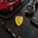 Ferrari 3D Shield Emblem – Yellow Chrome Car Badge 3" x 3"