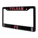 Black license plate frame with 'Fulham FC' text and logo on a white background