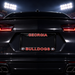 Georgia Bulldogs License Plate Frame – Black UGA Car Tag Cover