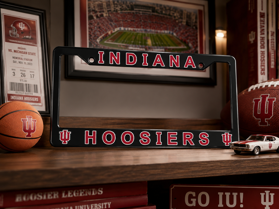 Indiana Hoosiers License Plate Frame Cover