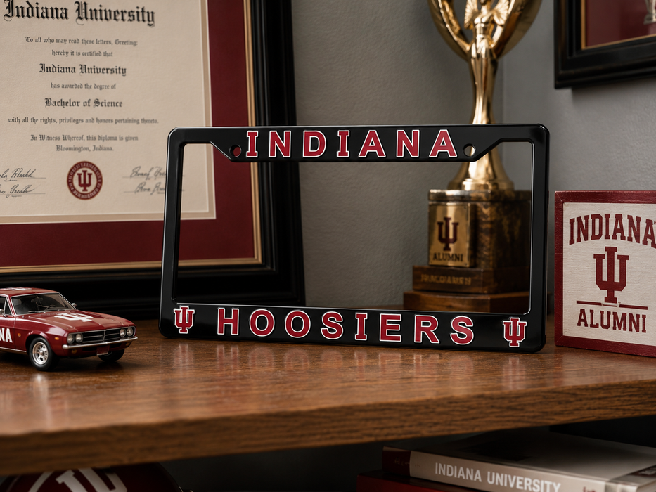 Indiana Hoosiers License Plate Frame Cover