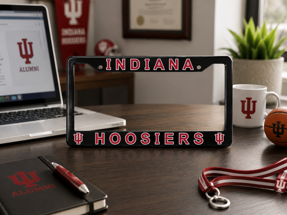 Indiana Hoosiers License Plate Frame Cover